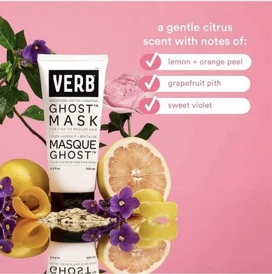 Máscara capilar VERB Ghost acondicionador profundo para cabello fino a medio - NUEVO Foto 1 de 4