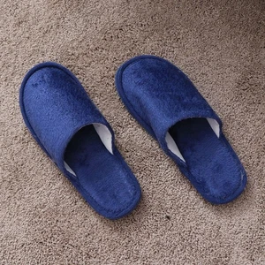 1 par de acogedoras pantuflas cálidas de felpa para hombres mujeres invierno interior hogar calzado - Imagen 1 de 11