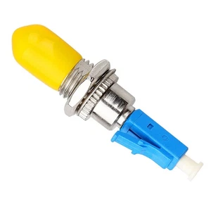 LC Male - ST Female Hybrid Fiber Optic Converter Adapter Coupler Connector LC-ST - Picture 1 of 11