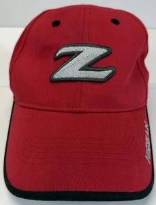Nissan Z Nismo Bright Red Embroidered Hat 100% Cotton Adjustable - Picture 1 of 4
