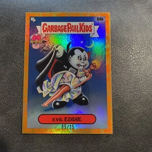 2025 Worst Of Topps GPK 40th Anniversary Evil Eddie Orange #5/25 Garbage Pail - Picture 1 of 4