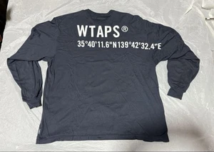WTAPS Dark Navy Long Sleeve Cut and sew 03 - Picture 1 of 9