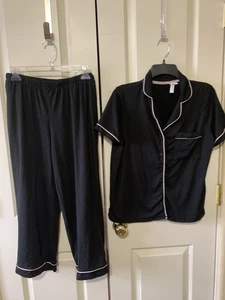 Pyjama-Set Damen 2-teilig Joyspun. " Poly/Elasthan M Hose 32" lang - Bild 1 von 5