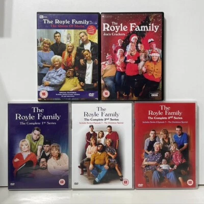 The Royle Family 5 DVD Bundle inc Series 1-3 + Queen Of Sheba + Joe's Crackers - Image 1 of 4