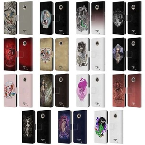 OFFICIAL ALCHEMY GOTHIC WOMAN LEATHER BOOK WALLET CASE COVER FOR MOTOROLA PHONES - Picture 1 of 21