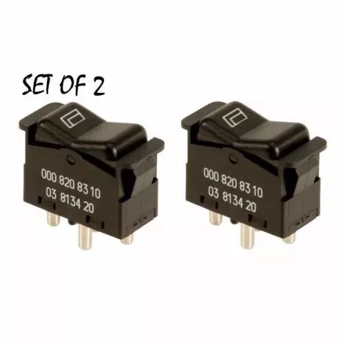 JUEGO DE 2 interruptores de ventana trasera para Mercedes Benz R107 380SL 560SL Foto 1 de 3