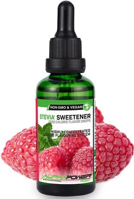 | Stevia Flavour Drops SET FRAMBUESA PIÑA MANGO CEREZA MELOCOTÓN | 100% natural... Foto 1 de 4