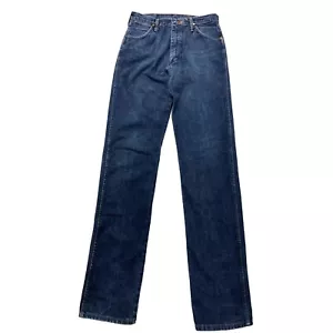 Vtg 80's Wrangler USA Made COWBOY CUT Blue Jeans RANCH Worn Denim Pants 32/38 - Picture 1 of 7