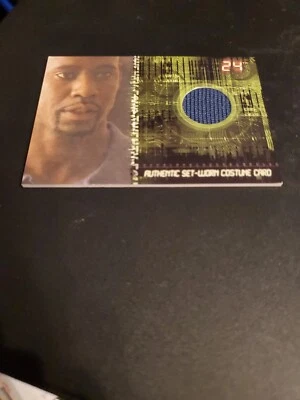 TWENTY FOUR 24 SEASON 5 D.B. WOODSIDE AS WAYNE PALMER C14 COSTUME CARD 163/165 - Image 1 of 2