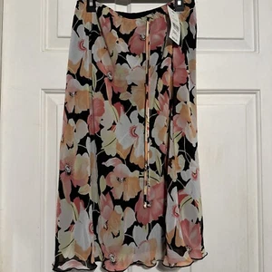 Nuevo AGB Damas Falda Floral Talla Pequeña - Imagen 1 de 7