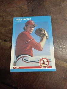 RICKY HORTON 1987 FLEER GLOSSY #297 FREE SHIPPING
