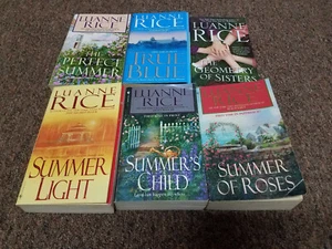 LUANNE RICE 6 romance books SUMMER CHILD, SUMMER LIGHT, TRUE BLUE - Picture 1 of 8