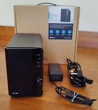 Synology DiskStation DS218+ NAS. 4GB RAM installed (2x standard amount) Boxed
