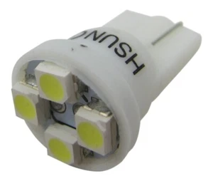 1x T10 W5W ALTA POTENCIA LED Bombilla en Blanco con 4x 1210 SMD Chip de Alimentación - Imagen 1 de 1
