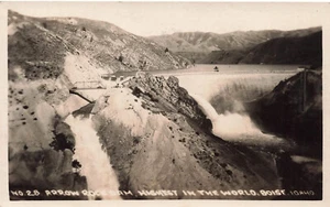 BOISE ID ARROWROCK DAM RPPC HIGHEST IN THE WORLD c1920 POSTCARD 052825 U - Imagen 1 de 2