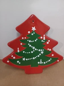 DISCONTINUED WAECHTERSBACH GERMANY CHRISTMAS TREE PATTERN TRIVET - Picture 1 of 1