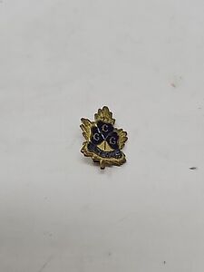 VINTAGE GIRL GUIDES OF CANADA BE PREPARED BLUE LAPEL PIN. Tiny In Size 