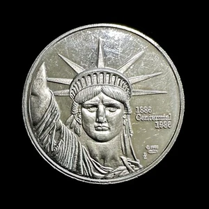 1986 Centennial MTB RARE Multilingual Liberty 1 oz Proof Silver Round - Picture 1 of 4