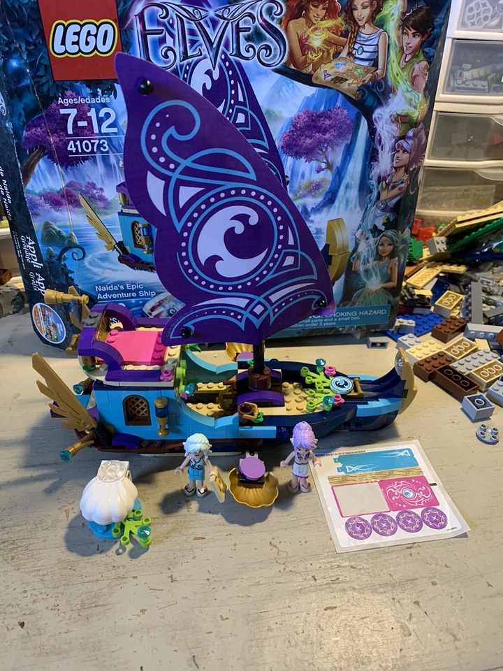 Lego Elves 41073 Naida’s Epic Adventure Ship - Caja y manual incluidos. Retirado Foto 1 de 4