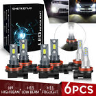 LED Headlight+Fog Light 6 Bulbs Combo Kit For Chevrolet Captiva Sport 2012-2015 Chevrolet Captiva