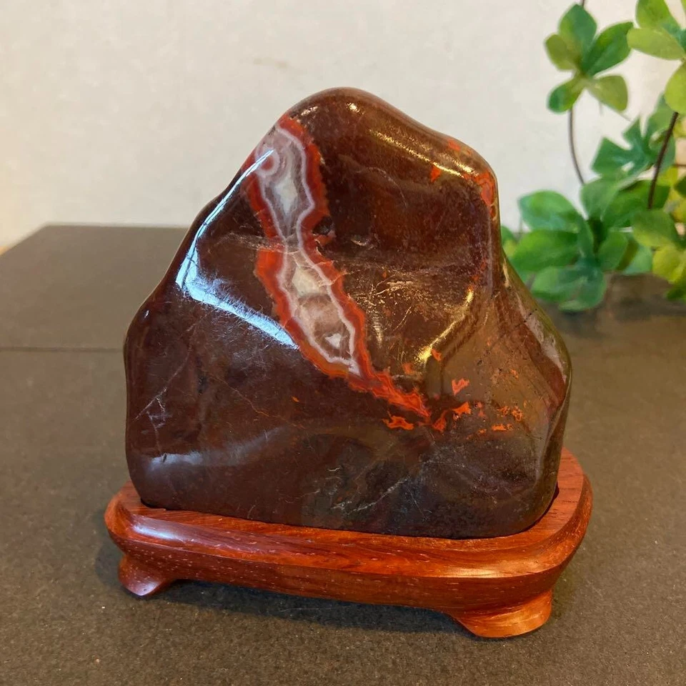 Bonsai Piedra Natural Montaña Suiseki Ojo de Visor Impresionante Soporte de Roca Japonés1 Foto 1 de 4