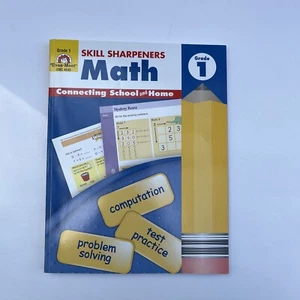 Skill Sharpeners: Math Ser.: Skill Sharpeners Math Grade 1 by Evan-Moor... - Picture 1 of 6