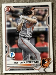 Heston Kjerstad 2021 Bowman Draft 1st Edition #BD-40 Orioles Rookie - Picture 1 of 2