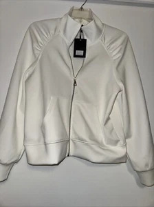 DKNY Women's Jacket , White Bomper , Yvi Color, New - Picture 1 of 13