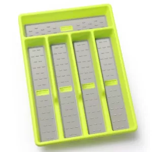 Silverware Organizer with Icons,Plastic Cutlery silverware Tray for Drawer,Ut... - Picture 1 of 7