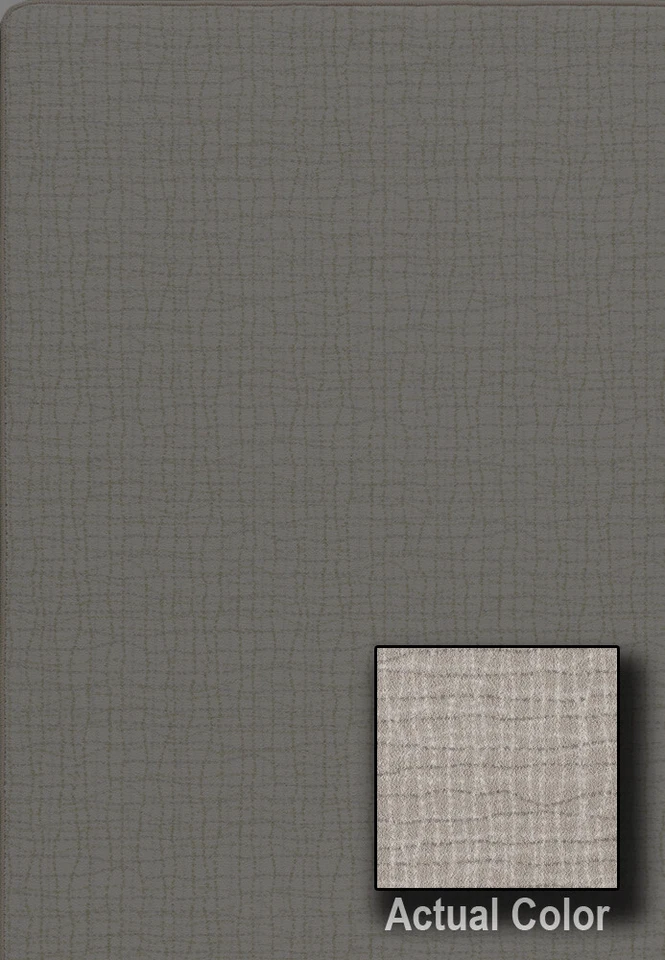 Milliken Graphite Contemporary Single-Color Achromatic Area Rug Solid Bartack - Image 1 of 1
