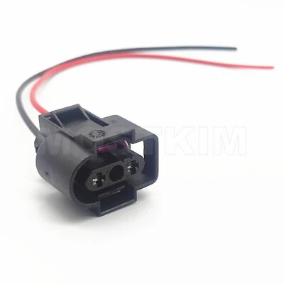 For Audi A3 A4 A5 A6 A8 1996-2023 2-Pin Coolant Tank Sensor Connector Harness - Imagem 1 de 4