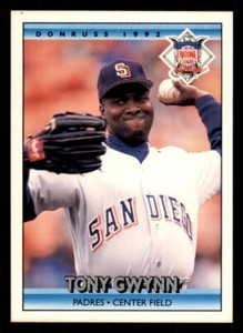 1992 Donruss  #425 Tony Gwynn San Diego Padres