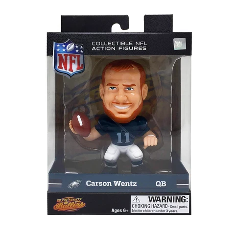 Carson Wentz Philadelphia Eagles Big Shot Baller NFL Collectible Action Figure Cover