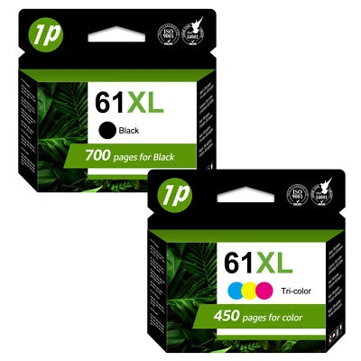 61XL Ink Cartridge replacement for HP 61XL Deskjet 1051 1055 1056 2512 2514 2540 - Image 1 of 4