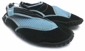 Fresko Women's Cross Strap-Up Aqua Water Shoes, Blue, 6 Medium US - Picture 1 of 4