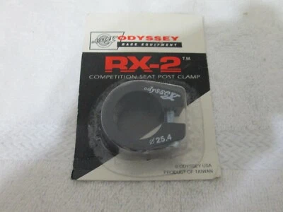 Old school BMX  Odyssey  25seat post clamp   80's white lettering  fits GT   nos - Image 1 of 4