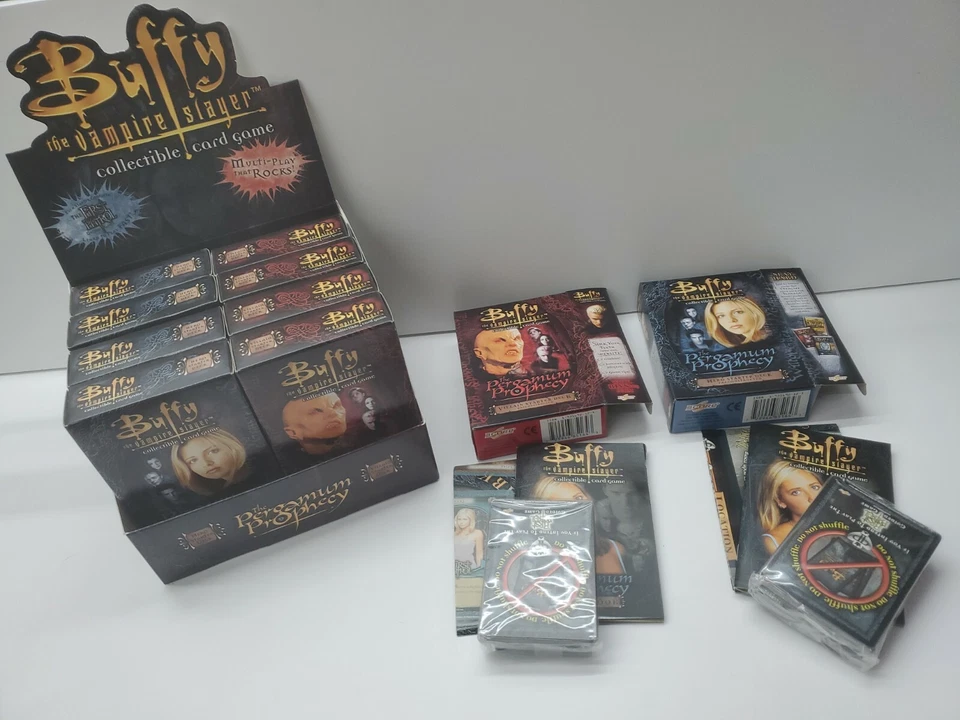 (Set of 2) Buffy The Vampire Slayer Pergamum Prophecy CCG missing specialty pack - Image 1 of 3
