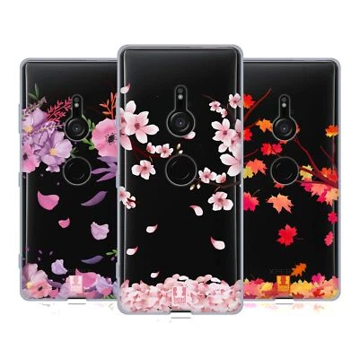 FUNDA HEAD CASE DESIGNS FLORES Y HOJAS GEL SUAVE PARA TELÉFONOS SONY 1 Foto 1 de 4