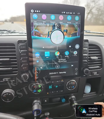 Radio estéreo para automóvil 9,7" para GMC Sierra 2007-2013 Android 13,0 Carplay GPS navegación cámara Foto 1 de 4