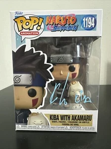 Funko Pop Naruto Shippuden 1194 Kiba With Akamaru Signed By Kyle Herbert JSA COA - Picture 1 of 6
