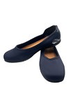 Comfortview Women's Wide Width The Lyra Flat Shoes Navy Size 11 New