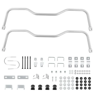 1 Inch Diameter Solid Front And Rear Sway Bars For Chevy 1955-1956 With Linkage - Picture 1 of 12