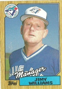 JIMY WILLIAMS TORONTO BLUE JAYS #786 - TOPPS CASI NUEVO - MONTADO 1987 - Imagen 1 de 2