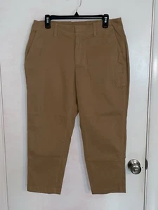Gap Women's Size 14 P Petite DOWNTOWN KHAKI Crop Tan Pants MINT - Picture 1 of 3