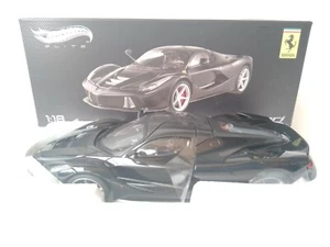 Hot Wheels Elite Ferrari LaFerrari black 2013 1/18 BCT80 - Foto 1 di 2
