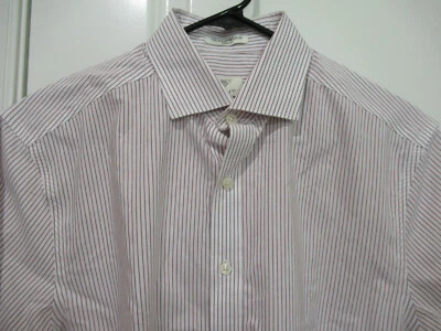 Camisa Gant the Good Traveler cuello extendido a rayas roja talla 15 3/4 M ¡USADA EN EXCELENTE ESTADO! Foto 1 de 4