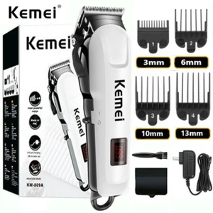 Hair Clippers Cordless Trimmer Shaving Machine Cutting Barber Beard Kemei 809A - Picture 1 of 11