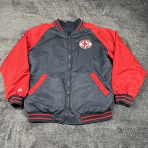 Boston Red Sox Majestic Chaqueta Juvenil Reversible 14/16 MLB Mercancía Genuina - Imagen 1 de 9