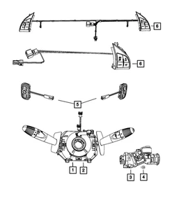 Genuine Mopar Ignition Switch 68072199AB - Picture 1 of 4