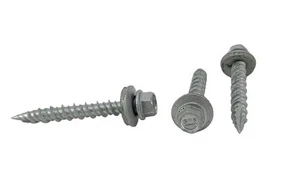 #10 x 1-1/2 Hex Washer Head Metal Roof Screw *(Multiple Sizes in Listing)* Se... - Picture 1 of 3